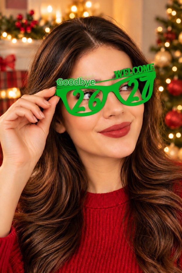 Party Glasses New Year's Accessory 2026 - 2027 New Year