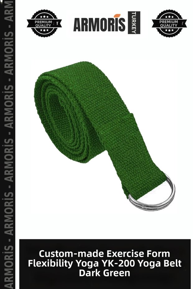 Special Production Exercise Form Flexibility Woo Yoga Yk-200 Yoga Belt Dark Green