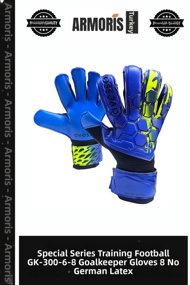 Special Series Training Football Gk-300-6-8 Goalkeeper Glove No 8 German Latex