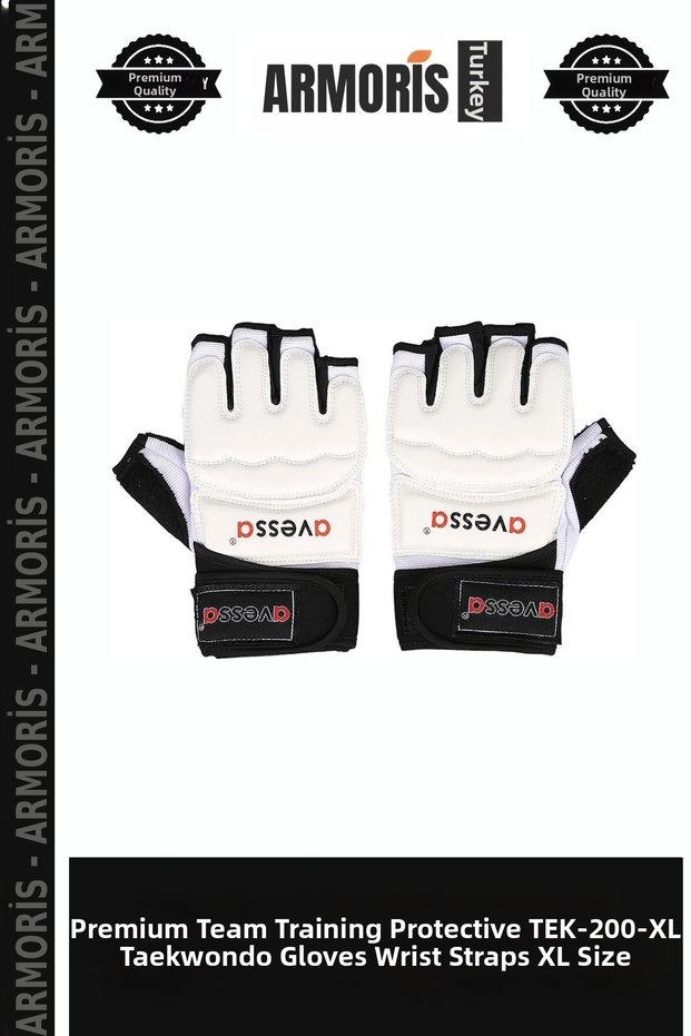 Premium Team Training Protective Tek-200-Xl Taekwondo Gloves with Wrist Wrap XL Size