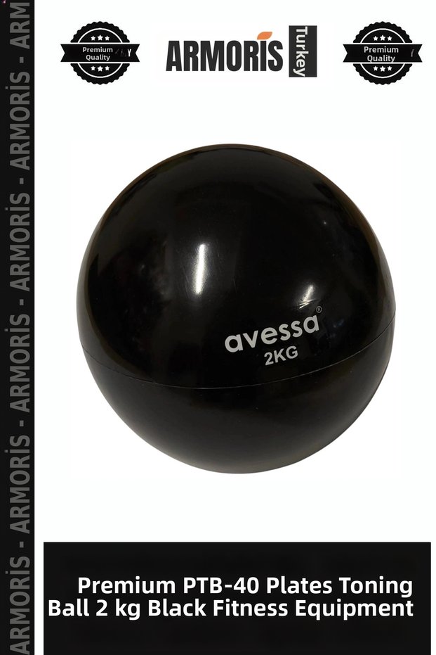 Premium Ptb-40 Plates Toning Ball 2 kg Black Form Salon Sports Equipment