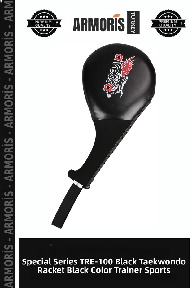 Special Series Tre-100 Black Taekwondo Racket Ellik Black Color Striker Coach Sports