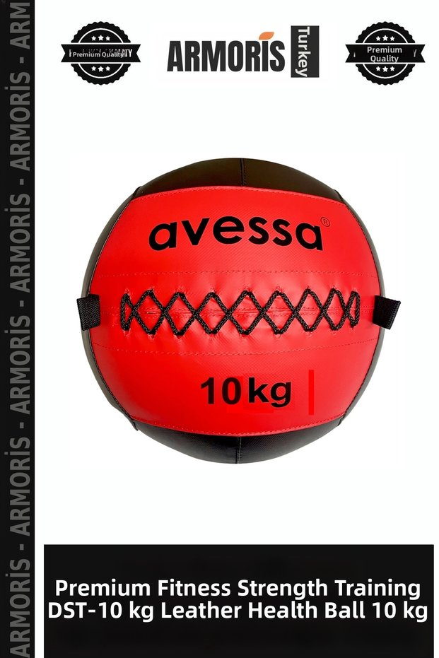 Premium Fitness Strengthening Sports Dst-10 kg Leather Health Ball 10 kg
