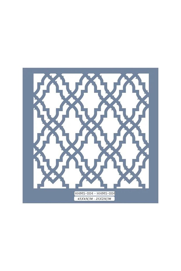 Hhms04 Home Heritage Geometric Pattern Stencil 45X45Cm