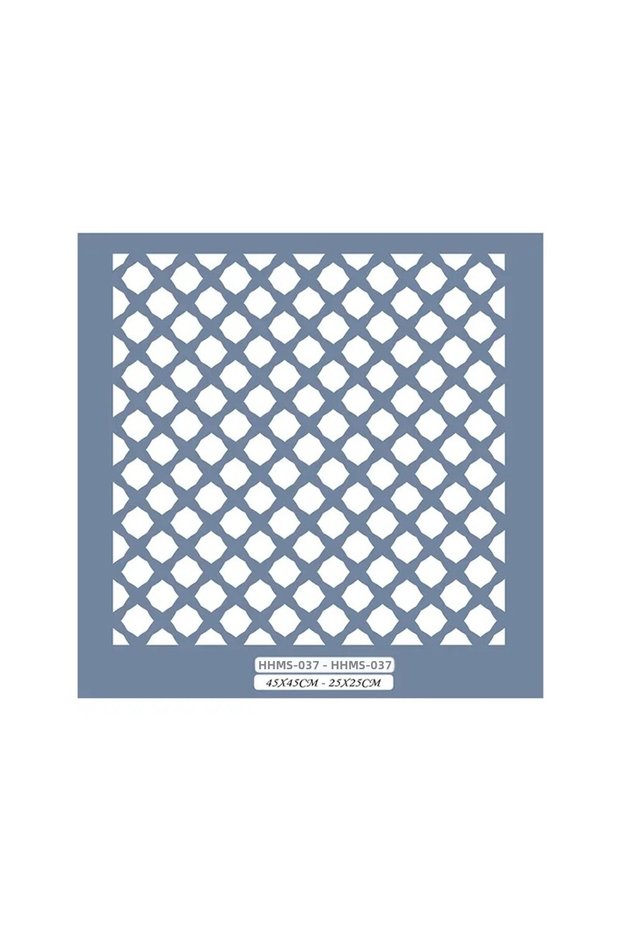 Hhms37 Home Heritage Geometric Pattern Stencil 45X45Cm