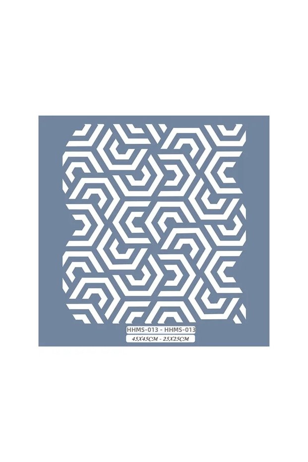 قالب هندسي بتصميم "هوم هيريتيج" من "إتش إتش إم إس 13"، مقاس 45 × 45 سم.