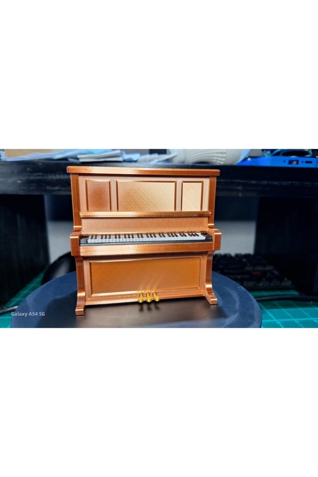 (Without Music-Without Mechanism) Piano Design Wind-Up Music Box Outer Box Decorative Case