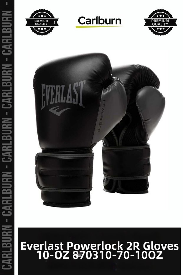 قفازات تدريب Everlast Powerlock 2R Gl، إصدار خاص، وزن 10 أونصة، رقم الموديل 870310-70-10OZ، من إنتاج Mcadele Studio.