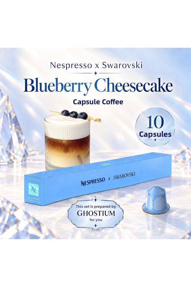 Blueberry Cheesecake Flavored Original 10 Capsules I Ghostium