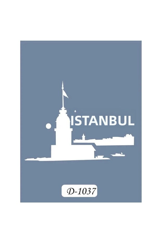 D1037 Maiden's Tower Model D Series Stencil 15x20 cm