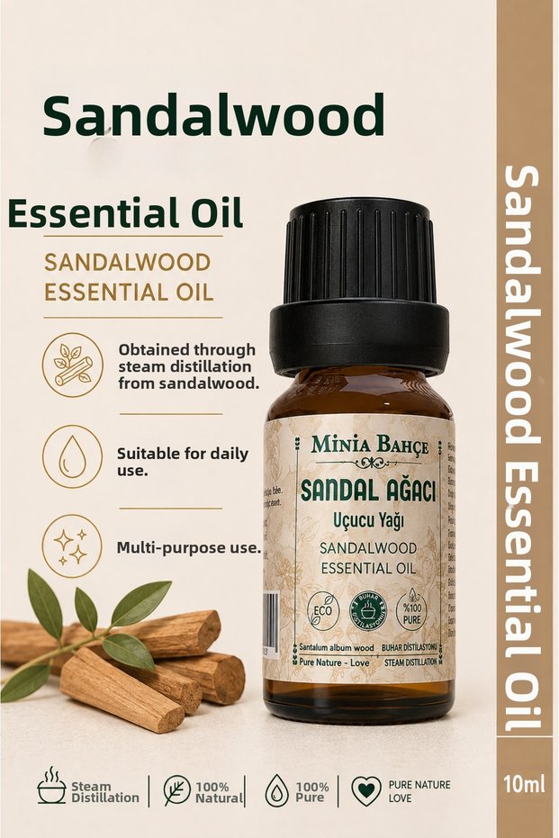 Sandalwood Essential Oil – 10 ml | Pure and Unadulterated Botanical Essential Oil