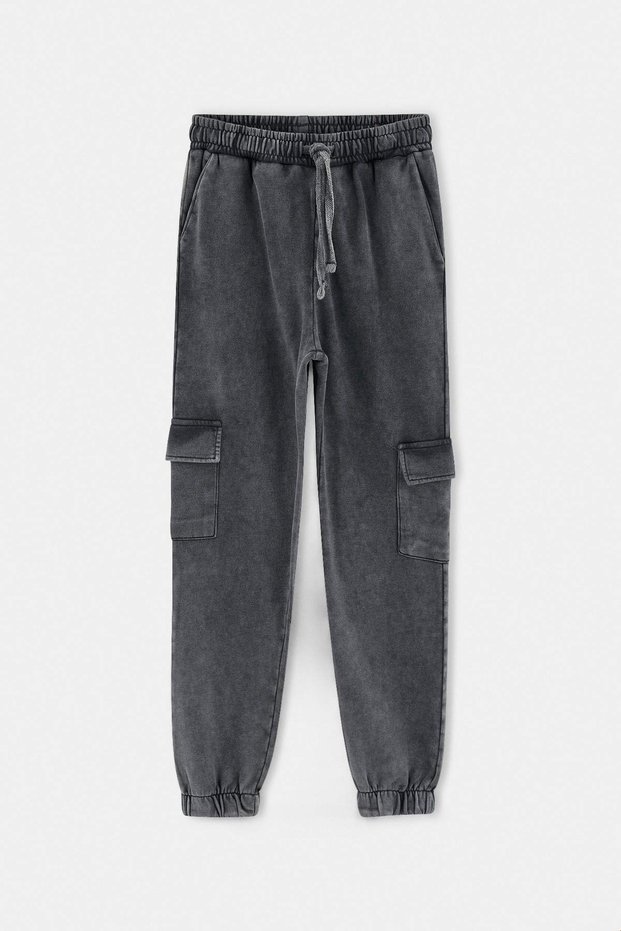 Anthracite Boys' Sweatpants Tkdaw27Ea00023
