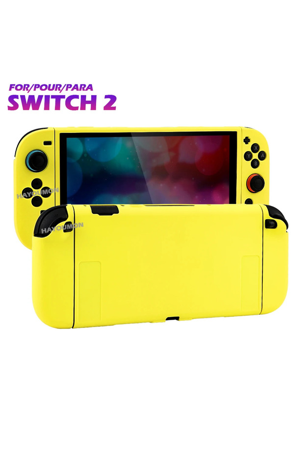 YELLOW Purple Green Protective Cover Case For Switch 2 Console Soft TPU Case for NS2 Protective Dust