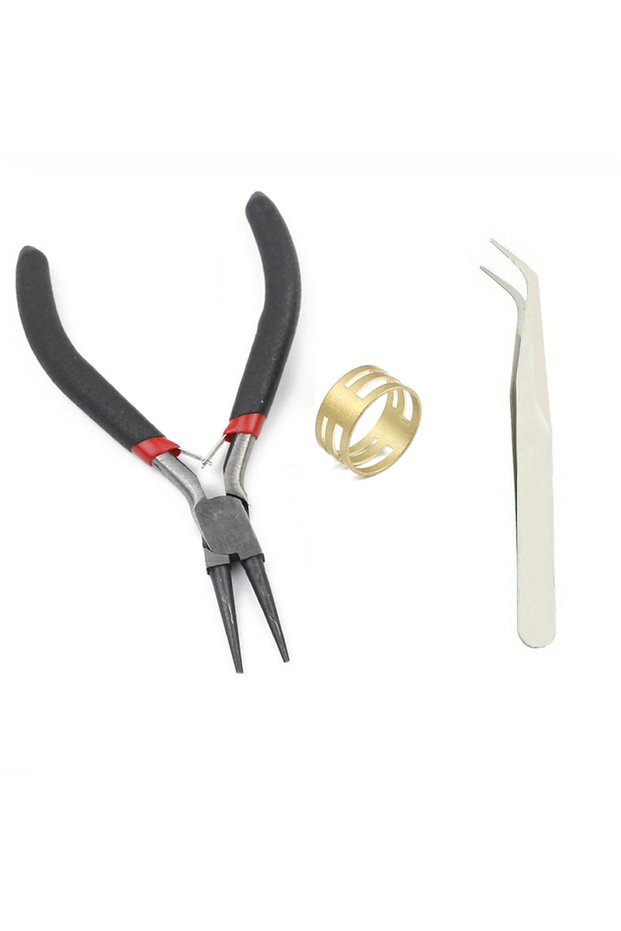 GJ-3set-8 Kc Gold Color Alloy Jewelry Open Jump Rings Set Accessories Kit for DIY Bracelet Necklace