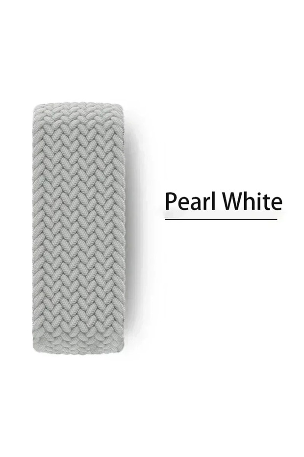 42 44 45 46 49mm-S Pearl White Band For Apple watch Series 10 46mm 42mm 9 7 8 5 SE 6 44mm 45mm 40mm