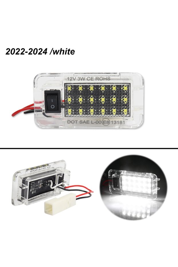 22-24 White 1pcs For Toyota Rav4 MK5 XA50 Highlander Prius Sienna Venza Scion Lexus Car Accessories