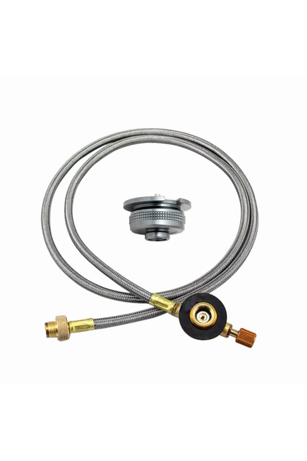 Style 1 Pandatour Outdoor Camping Stove Butane Gas Adapter Split Stove Converter Connection Hose Out