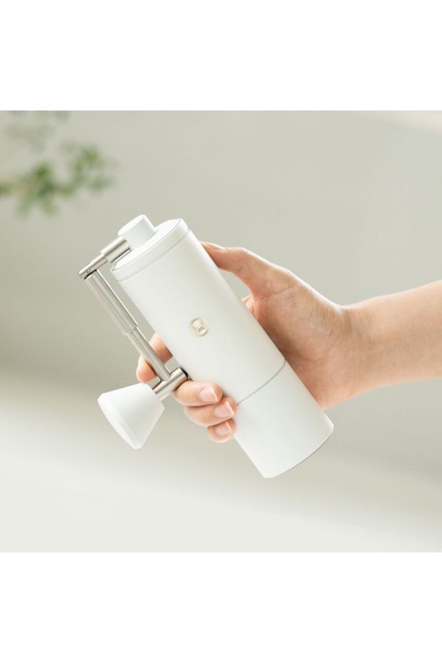 WHITE C5 PRO Espresso Manual Coffee Grinder Hand Grinder Adjustable Steel Core Bur