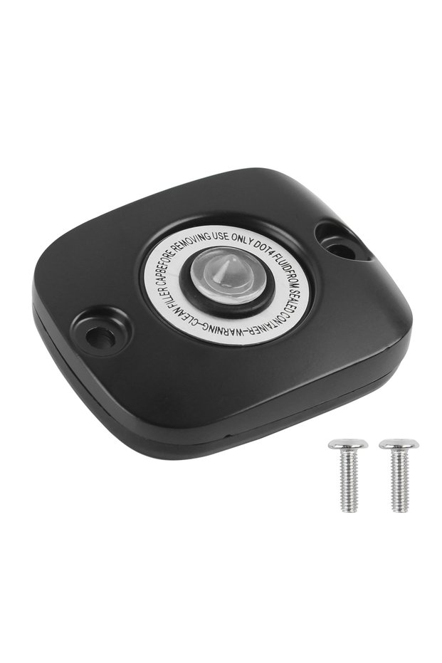 Black Front Brake Master Cylinder Cover Motorcycle For Harley Touring Road King Street Glide FLHR FL