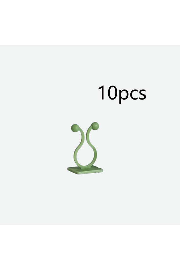 10pcs 10pcs-Home Garden Plant Climbing Wall Fixture Clips Rattan Vine Fixer Self-Adhesive Plant Clim