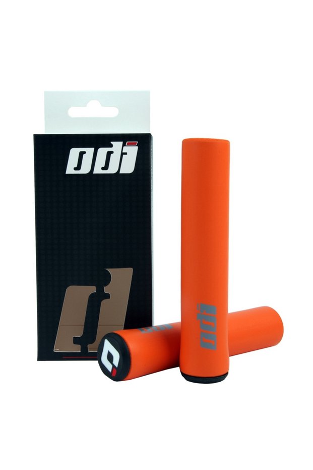 orange ODI MTB Handlebar Grips Mountain Bicycle Folding Bike Cover Ultralight Anti Slip Silica Gel F
