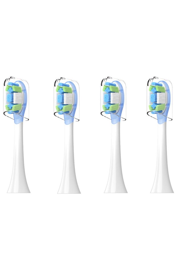 green 4PCS Replacement Brush Heads For Xiaomi Oscillation Electric Toothbrush Pro Mijia MES610 MES60