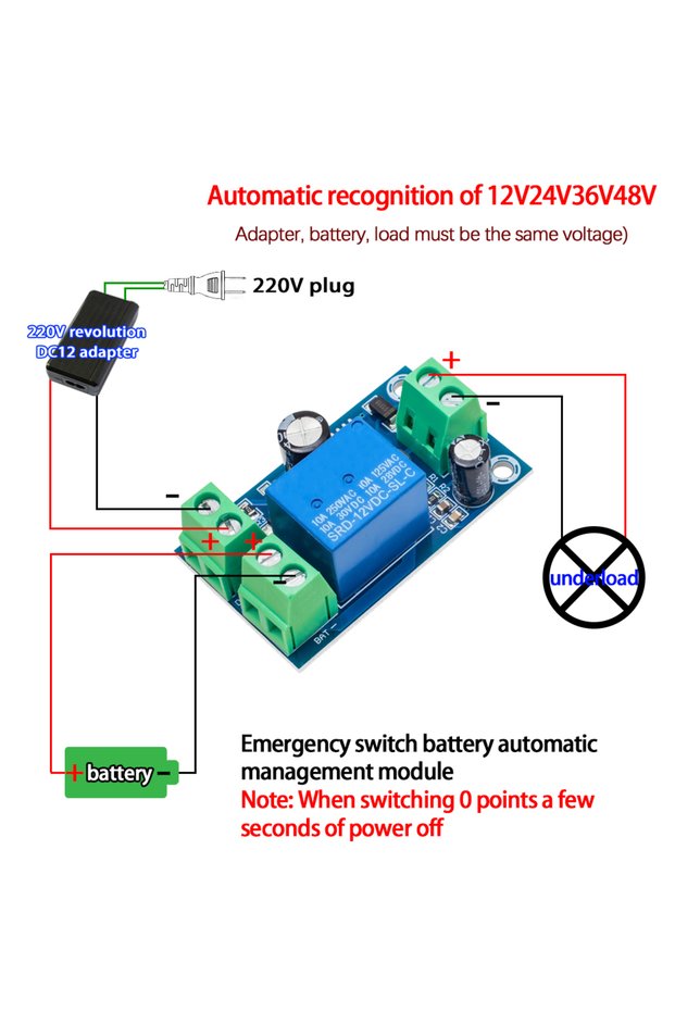 وحدة حماية من انقطاع التيار الكهربائي YX-X804، وحدة تحويل تلقائي، وحدة قطع الطاقة الاحتياطية للبطارية في حالات الطوارئ.