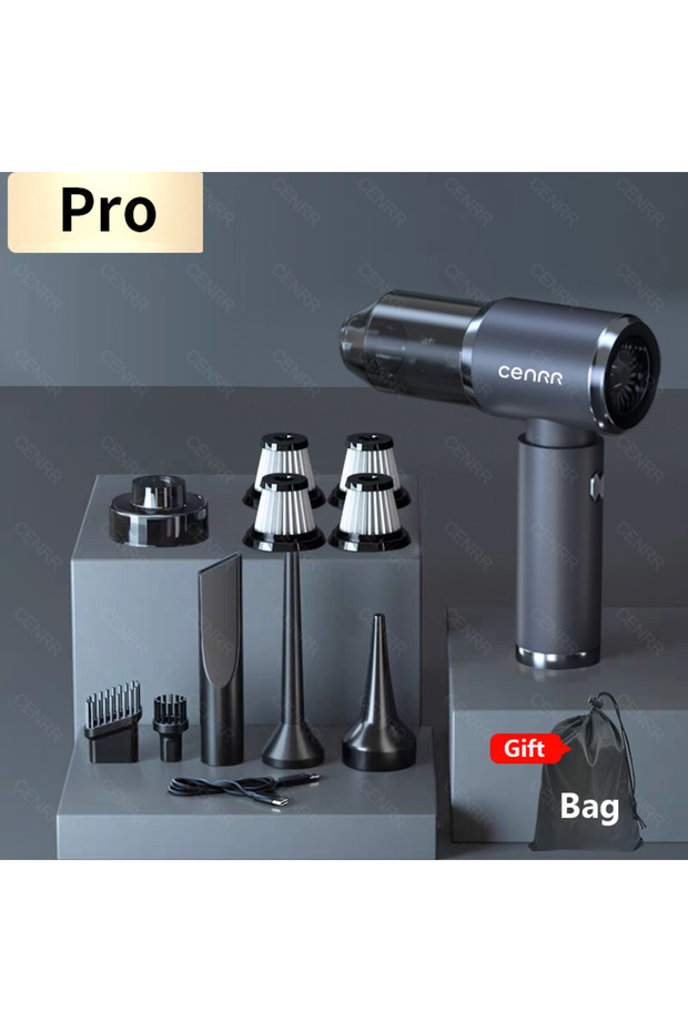 Pro 4hepa Bag CENRR 210000PA Mini Car Vacuum Cleaner Wireless Powerful Vacuum Car Cleaner Handheld P