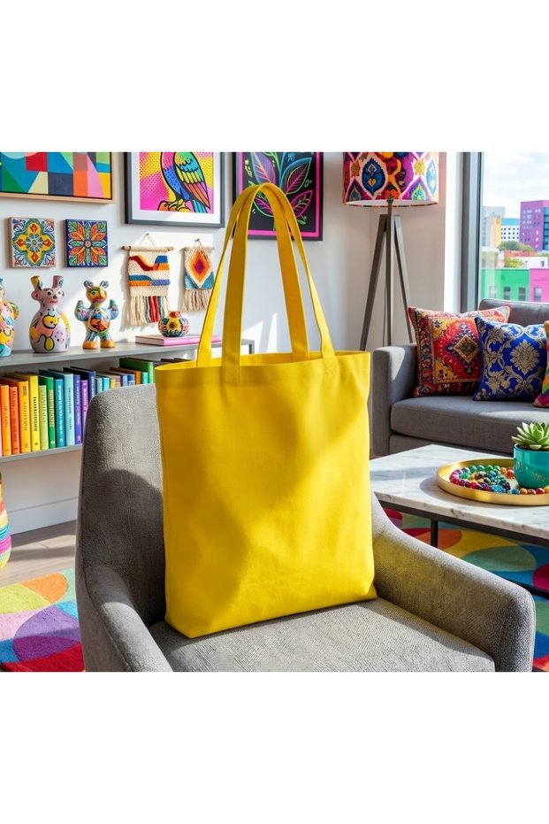 Colorful Cloth Bag Yellow