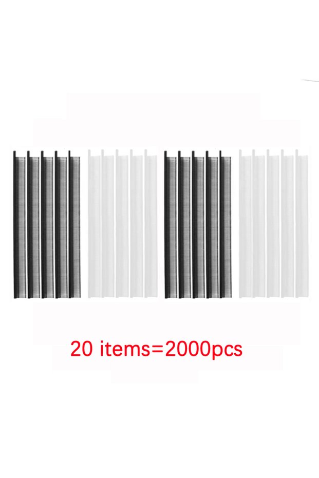 20 items Standard 0.5Cm Tagging Fasteners White and Black Standard Tagging Barbs Price Tag Attachmen