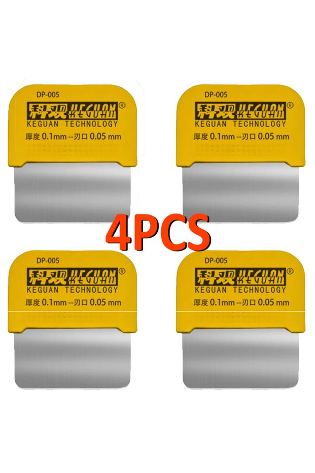 MECHANIC 4pcs KEGUAN 4Pcs Ultra Thin Metal Steel Opening Mobile Phone Laptop Chip Removal Battery Di