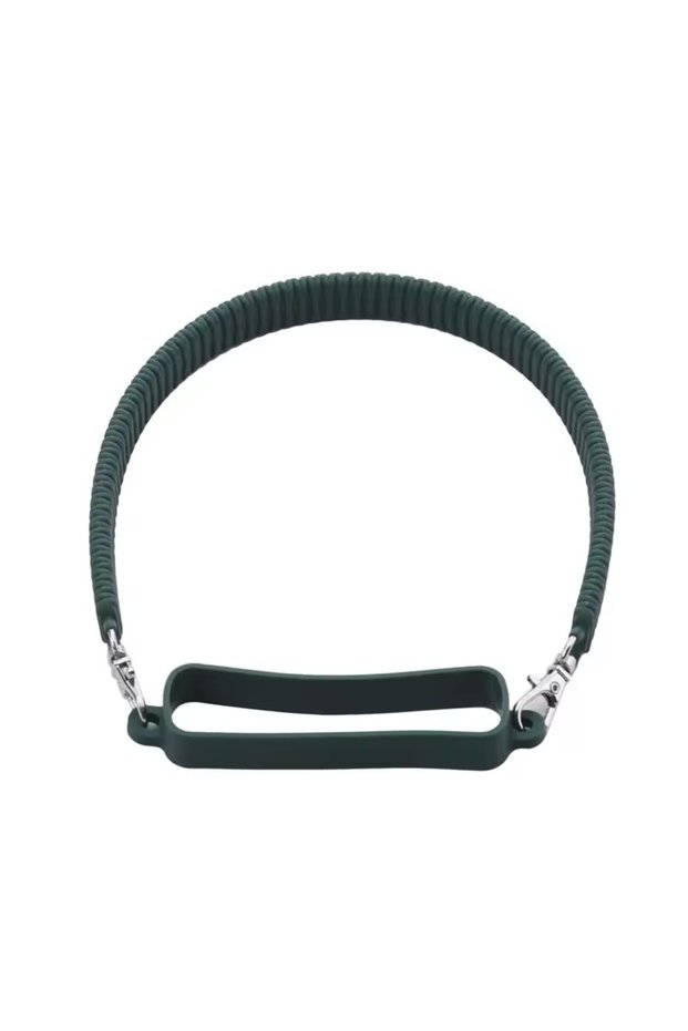 Green Water Bottle Handle Water Bottle Sling Carrier Holder Strap Soft Durable Silicone for Most 8-4