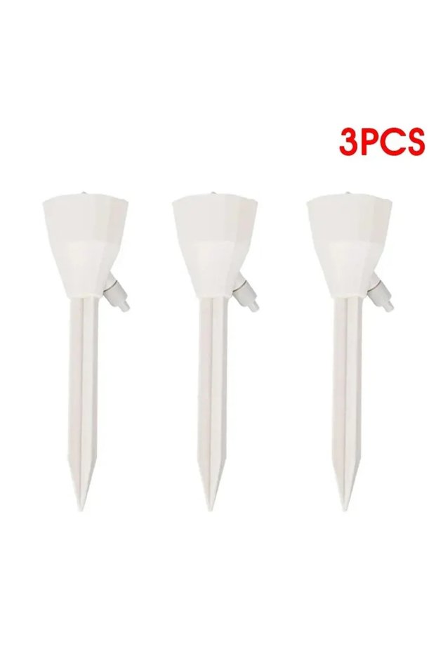 Beige 3-6Pcs Adjustable Drip Irrigation System Automatic Self Watering Spikes for Plants Indoor Outd