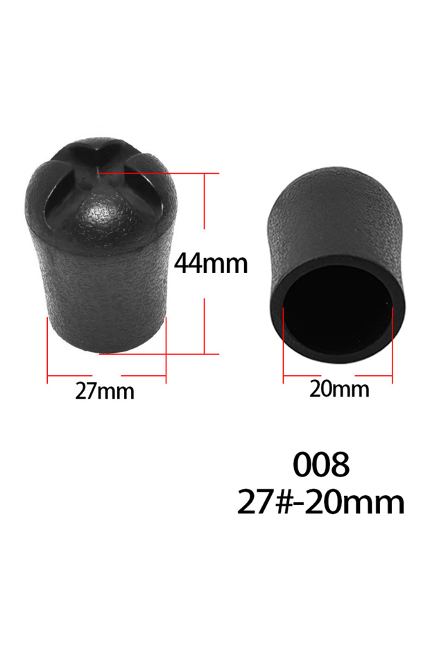 008 20mm TAKEDO TN05 PVC Gimbal Cap Covers Butt Cap 27# 2pcs Soft End Cap 13.2-22mm Fishing Rod Dura