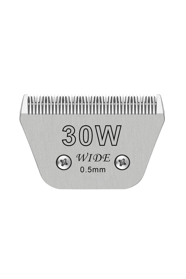NO.30W(0.5mm) Professional Pet Dog Grooming Detachable ceramic blade Compatible with Andis/Oster A5/