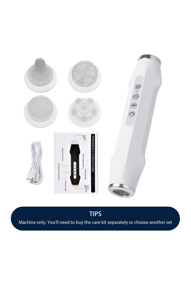 WHITE Portable Oxygen Bubble Facial Machine CO2 Bubble Pen Aqua Skin Face Cleansing SPA Beauty Devic