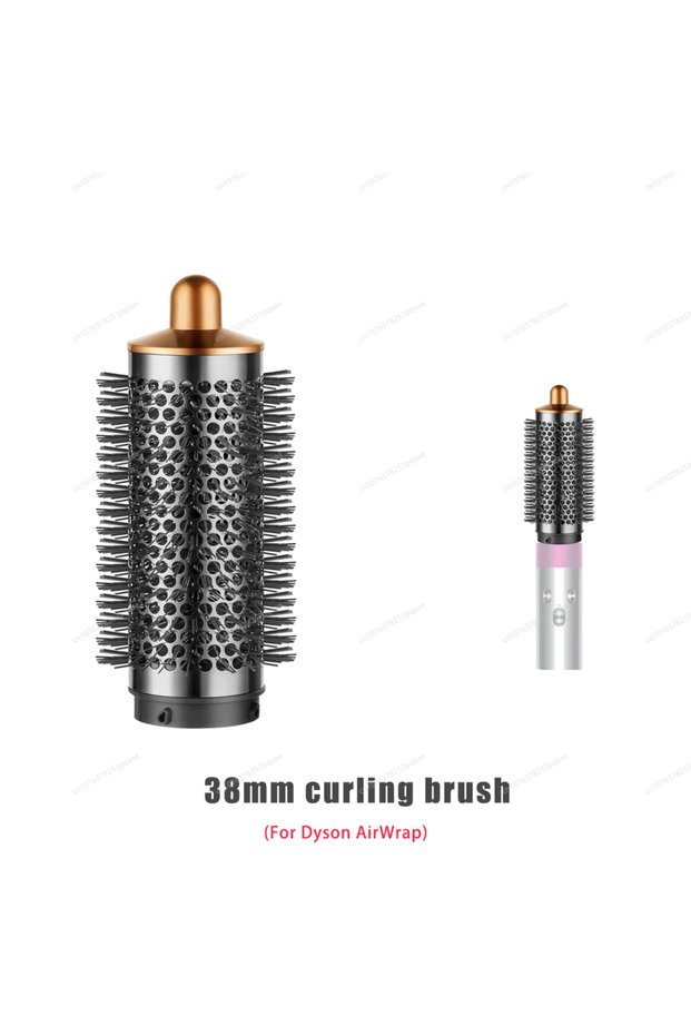 38MMGold 20/38/55MM Round Volumizing Brush for Dyson Airwrap HS01/HS05 Attachment Cylinder Comb Fluf