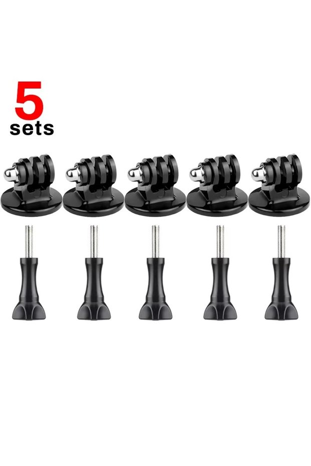 5 Set 1-5Sets Action Camera Tripod Mount Adapter 1/4" Screw Tripod Base Adapters for Gopro Hero 13 1