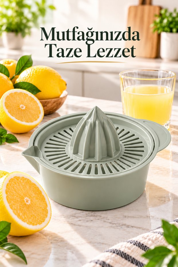 Luxury Lemon Citrus Squeezer Green