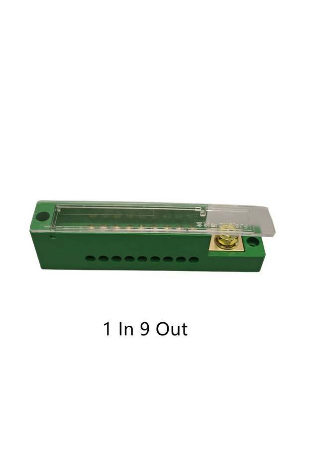 1 in 9 Out Single-Pole Splitter Connector Box 1-In-6/8/9/12-Out Flame-Retardant Metering Box Termina