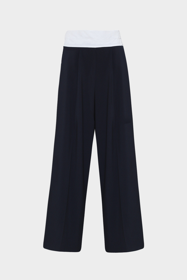 High Waist Corsage Detailed Palazzo Women's Trousers