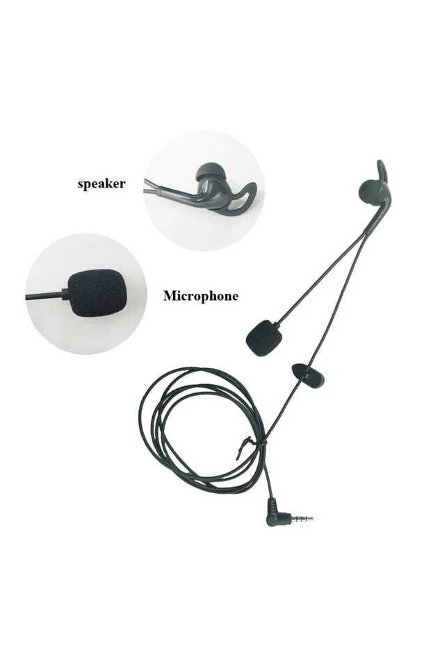 Left earphone 3.5mm Plug In Earphone Headphones Suitable For EJEAS FBIM V6 V6C V4 V4C Referee Headse