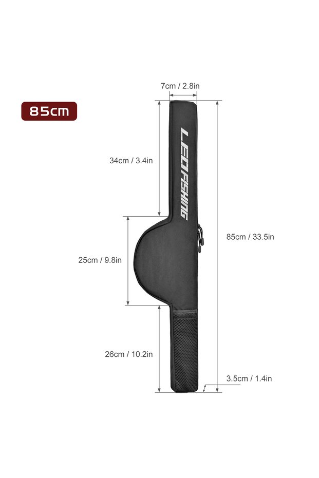 85cm 85cm/106cm/126cm Fishing Rod Reel Bag Pole Shoulder Storage Bag Portable Rod Tackle Tool Carrie