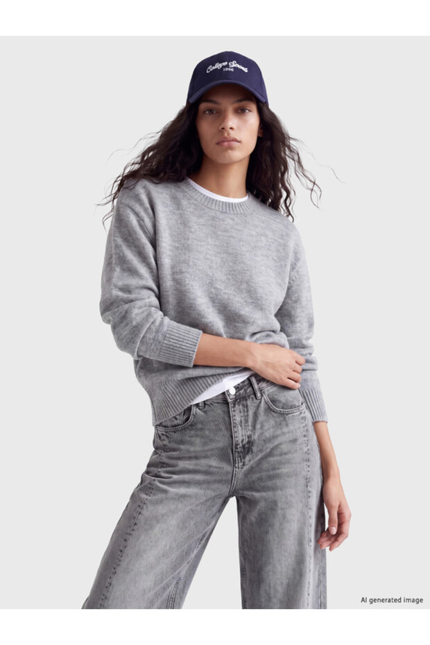I Zero Roba Collar Loose Fit Women's Knitwear Sweater from Freezen Store