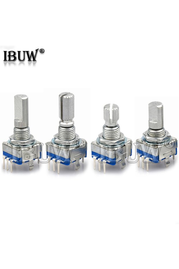 Half 20mm 5PCS Half / Plum axis rotary encoder, handle length 15mm / 20mm code switch/ EC11/ digital