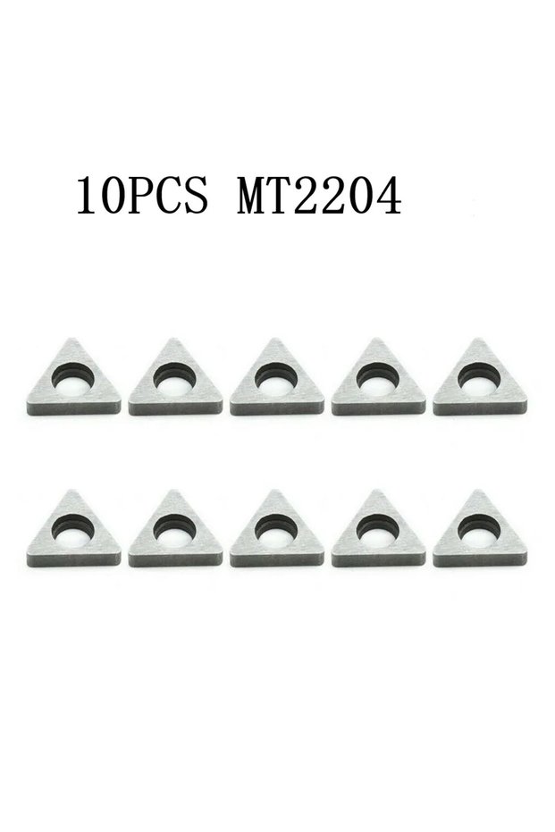 MT2204 10pcs MT1603 MT2204 CNC Turning Tool Holder Tool Holder Shim Lathe Cutter Replace Insert Clam