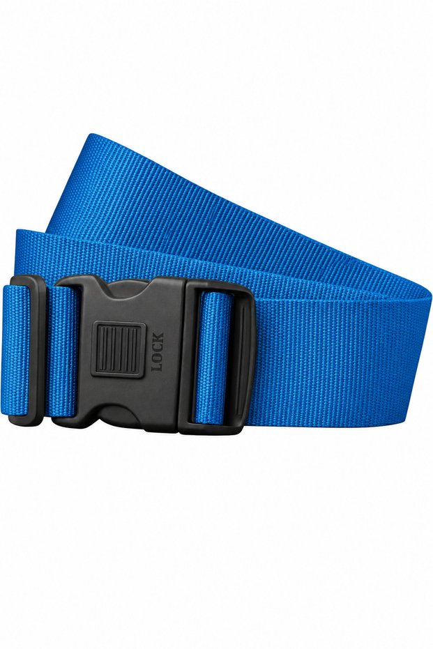 Suitcase Strap - Luggage Strap - Adjustable Suitcase Safety Strap - Bag Strap - Suitcase Binding Strap - Luggage Strap (Dark Blue)
