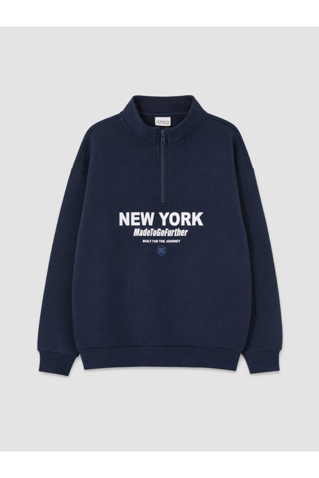 Quality Parts from Çelebi Store New York Printed Boys' Thick Sweatshirt