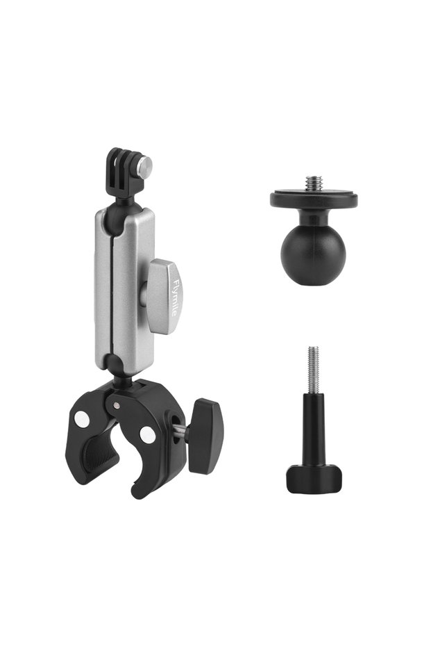 Bicycle Holder Flymile Motorcycle Bicycle Holder Handlebar Mount Bracket For Pocket 3/4/Insta360 X5