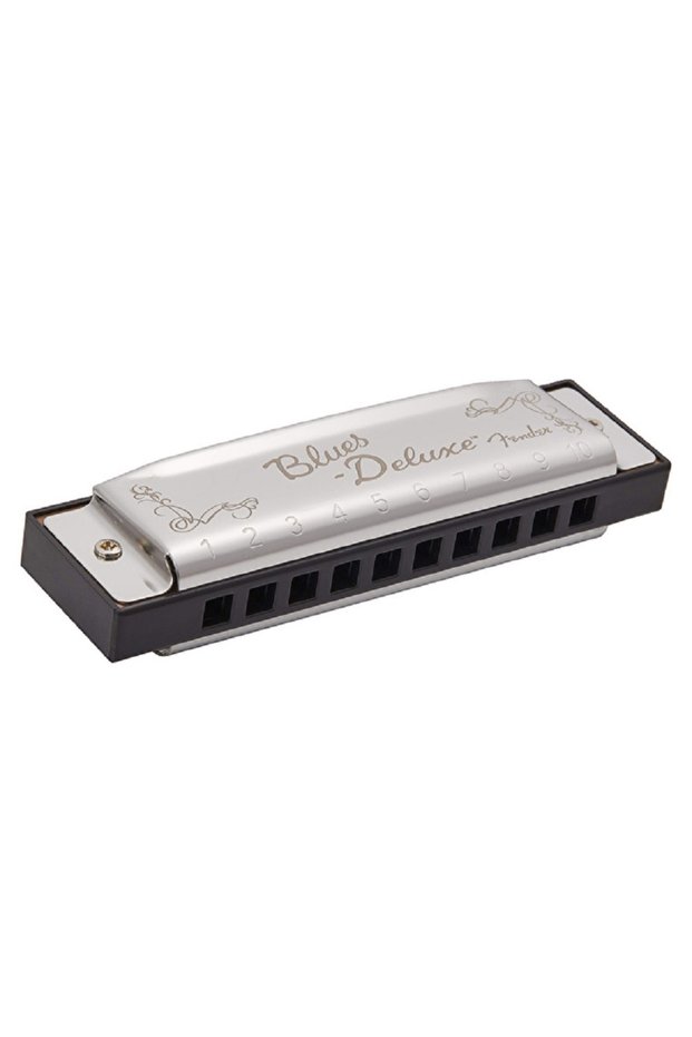 0990701003 Blues Deluxe Harmonica (La / a Major) |   Brass Instruments with Chrome-Plated Bodies and Phosphor Bronze Reeds for Brilliant Tones.